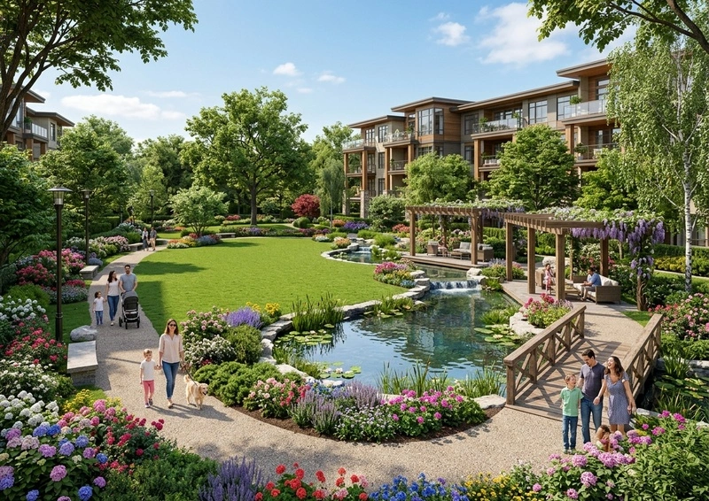 North wind Noida landscaped gardens and leisure spaces