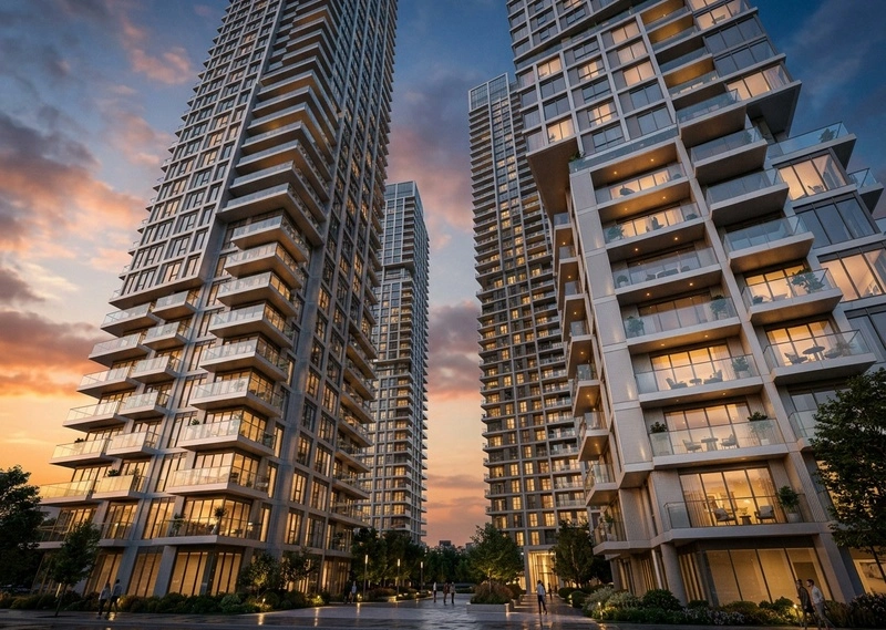 North wind Noida residential towers skyline